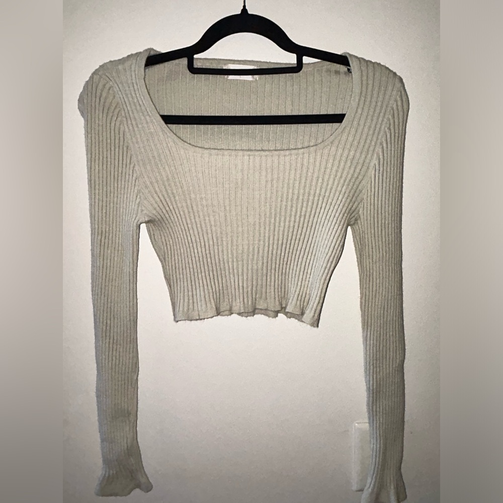 Altar’d state green cropped sweater